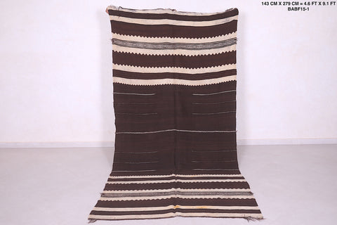 Woven Moroccan rug 4.6 FT X 9.3 FT