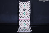 Hand made Moroccan Hallway rug 1.9 FT X 5.9 FT