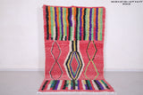 Colorful Handmade berber moroccan Rug 4.8 FT X 8.4 FT