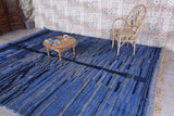 Custom Moroccan rug blue, handmade berber carpet