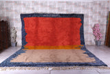 Custom berber Moroccan rug, Colorful handmade azilal carpet