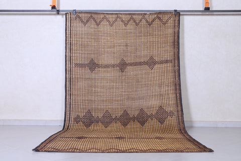 Vintage handmade tuareg rug 5 X 9.2 Feet