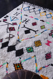 Moroccan azilal rug 4.9 X 8.3 Feet
