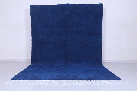 Moroccan Beni ourain Blue rug 7 X 11 Feet