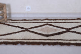 Moroccan rug 2.6 X 6.4 FEET