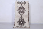 Moroccan rug 2.6 X 6.2 FEET