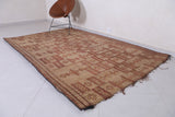 Vintage handmade tuareg rug 5.9 X 9.1 Feet