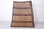 Vintage handmade tuareg rug 4.1 X 5.9 Feet