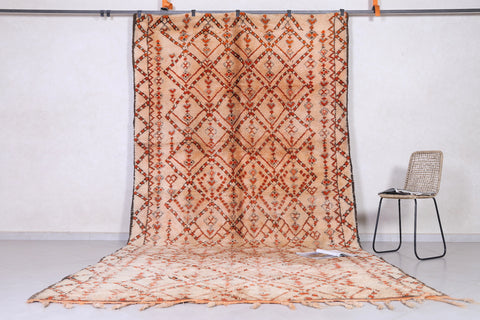 Authentic Beni ourain rug 6.8 X 13.5 Feet