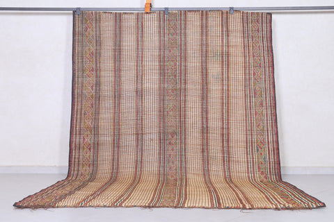 Vintage handmade moroccan tuareg 6.6 X 8.8 Feet
