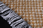 Moroccan handmade checkered rug 5.4 FT X 5.6 FT