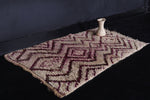 Small old runner berber Moroccan rug , 3.1 FT X 7.4 FT