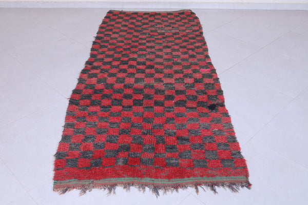 Entryway handwoven Moroccan berber rug - 3.6 FT X 8.4 FT