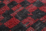 Entryway handwoven Moroccan berber rug - 3.6 FT X 8.4 FT
