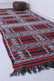 Long Moroccan kilim rug 4.9 X 12.5 Feet