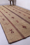 Vintage handmade tuareg rug 7.3 X 14.5 Feet