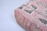 Handmade moroccan azilal berber rug pouf