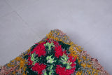 Handmade azilal moroccan rug berber old pouf
