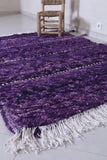 Handmade beni ourain rug 4.4 X 6.3 Feet