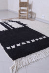 Moroccan beni ourain rug 4.8 X 6.4 Feet