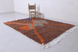 Handmade beniourain rug 4.9 X 6.3 Feet