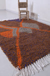 Handmade beniourain rug 4.9 X 6.3 Feet