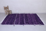 Handmade beni ourain rug 4.6 X 6.3 Feet