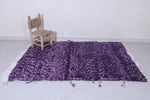 Handmade beni ourain rug 4.5 X 6.2 Feet
