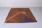 Moroccan beniourain rug 5.2 X 6.3 Feet