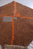 Moroccan beniourain rug 4.7 X 6.3 Feet