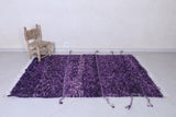 Moroccan beni ourain rug 6.7 X 4.5 Feet