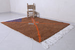 Moroccan beni ourain rug 4.9 X 6.3 Feet