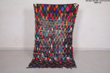 Colorful berber runner Moroccan rug , 3.3 FT X 6.3 FT