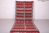 Vintage berber moroccan handwoven kilim 5.4 FT X 11.8 FT