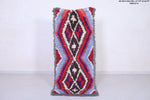 Colourful handmade moroccan berber rug 2.7 FT X 6.6 FT