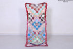 Colourful handmade moroccan berber rug 2.2 FT X 5.7 FT