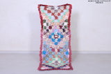 Colourful handmade moroccan berber rug 2.2 FT X 5.7 FT