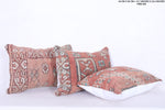 Vintage handmade moroccan berber rug pillows 15.7 INCHES X 23.2 INCHES
