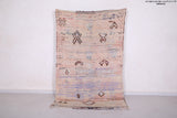 Berber wonderful Moroccan runner rug 4.4 FT X 7.1 FT