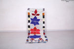 Entryway colorful berber Moroccan rug 2.3 FT X 6.4 FT