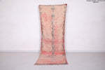 Runner vintage Moroccan berber rug 3.2 FT X 9.1 FT