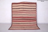 handmade hassira berber Moroccan rug - 6.2 FT X 8.2 FT