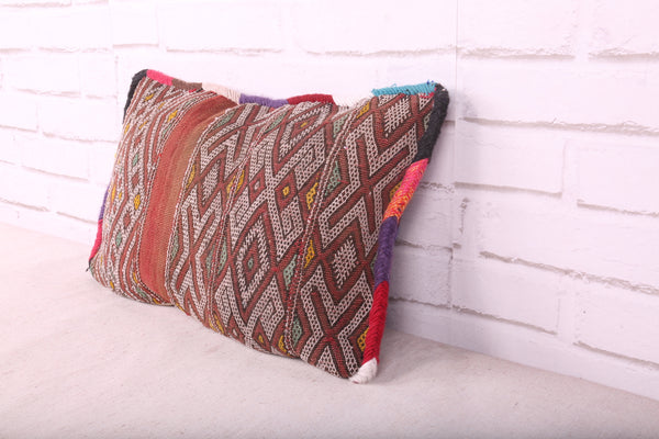 Filled Moroccan Pillow , 11.8 inches X 18.5 inches