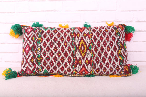 Moroccan pillow ,  13.7 inches X 25.1 inches
