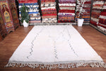 Custom berber Moroccan rug, All wool beni ourain carpet