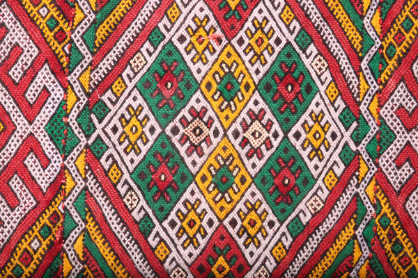 Moroccan Pillow , 14.5 inches X 21.6 inches