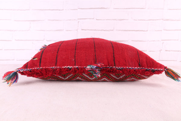 Handwoven Moroccan Pillow | Bohemian Home Decor 19.2