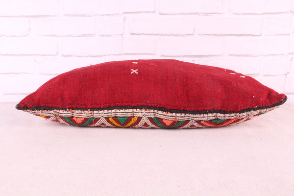 Handwoven Moroccan pillow | Berber cushion 15.3