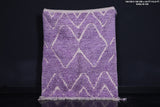 Lavender Moroccan Rug – 4.8 FT x 6.2 FT | Handwoven Plush Area Rug