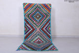 Vibrant Moroccan Berber Rug – 2.8 x 6.8 ft, Colorful Tribal Design